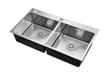 Chậu rửa inox 2 hố cao cấp Rossi RL320HL