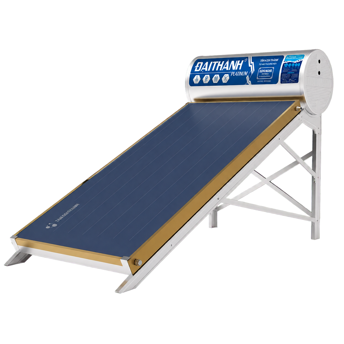 Máy nước nóng năng lượng mặt trời tấm phẳng Đại Thành Platinum